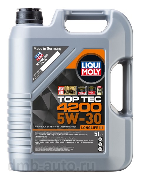 НС-синтетическое моторное масло Top Tec 4200 5W-30